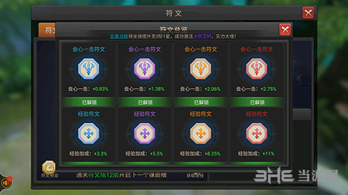 王者之光符文总览