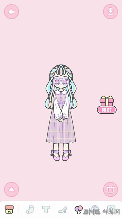 装扮少女拍艺术照