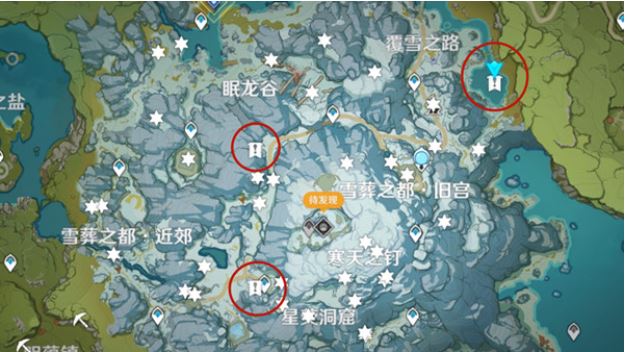 原神雪山密室图