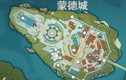 原神蒙德城图