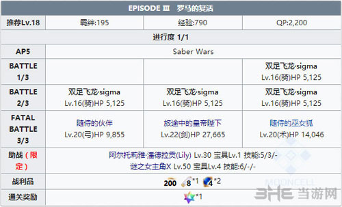 FGO星战复刻EPISODEⅢ配置2
