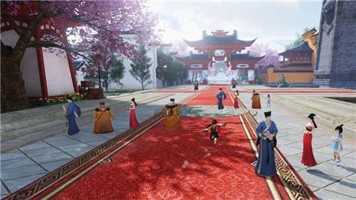 一梦江湖谈笺图