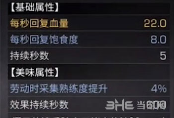 明日之后椰香烤肉效果