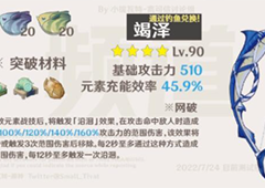 原神咸鱼弓需要什么材料 培养材料一览
