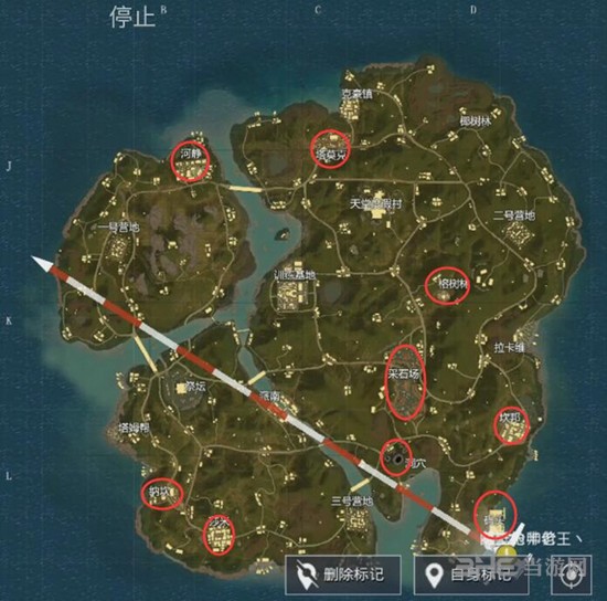 绝地求生刺激战场热带雨林资源图2