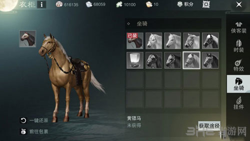 楚留香手游黄骠马截图
