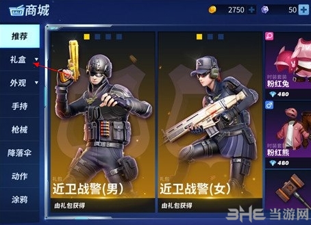 堡垒前线商城礼盒