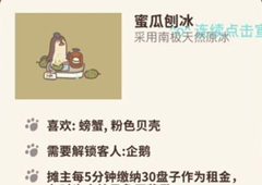 动物餐厅蜜瓜刨冰怎么解锁 作用介绍攻略
