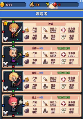 冒险与深渊英雄图