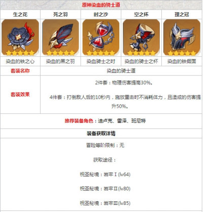 原神染血的骑士道图