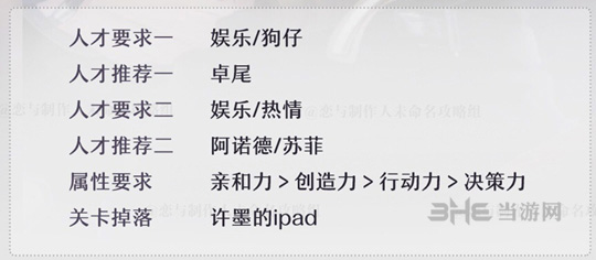 恋与制作人精英关卡3-8图片