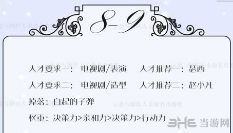 恋与制作人精英关卡8-9图片