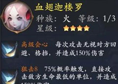 长安幻世绘血翅迦楼罗怎么样 火系血翅迦楼罗属性解析攻略
