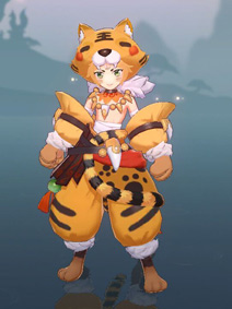 狐妖小红娘五眉石虎图片