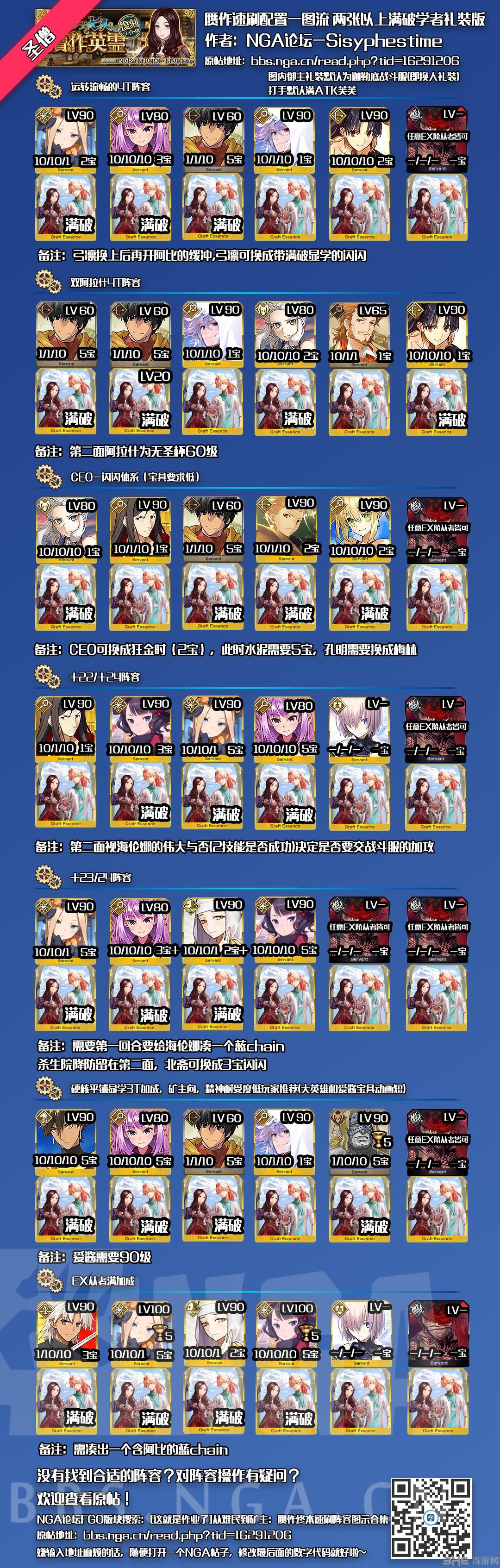 fgo赝作复刻速刷阵容图片