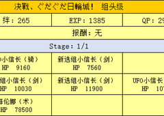 FGO日轮城组头级配置攻略 明治维新第三战配置掉落