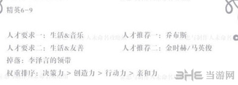 恋与制作人精英关卡6-9图片