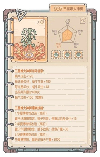 最强蜗牛三星堆大神树图