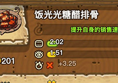 黑暗料理王饭光光糖醋排骨皇冠配方图鉴 糖醋排骨菜谱