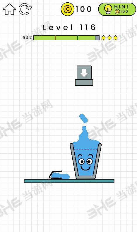 快乐玻璃杯116关图片
