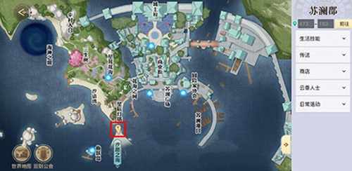 天谕手游昆虫的声音地图坐标