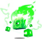 比特小队绿精灵王图片
