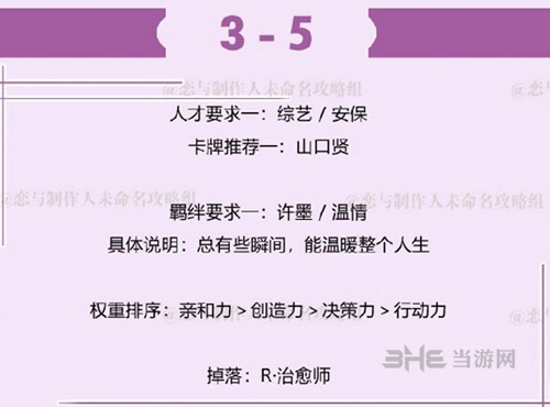 恋与制作人许墨拍摄副本3-5图片