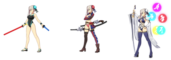 FGO泳装武藏从者战斗模型2
