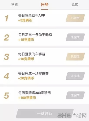 QQ飞车春季赛竞猜币图