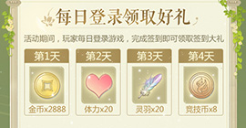 云裳羽衣圣赎中庭篇章签到有礼活动攻略