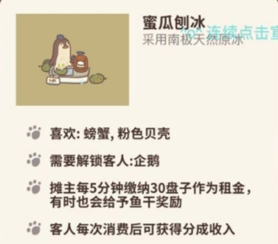 动物餐厅蜜瓜刨冰图片