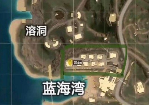 和平精英度假岛溶洞密室跳伞图