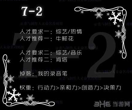 恋与制作人精英关卡7-2图片