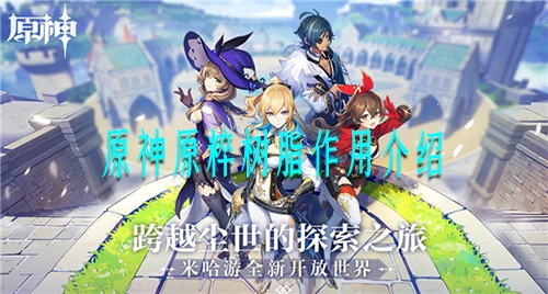 原神原粹树脂作用介绍