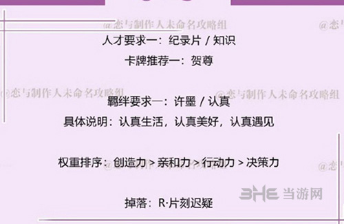 恋与制作人许墨拍摄副本6-5图片