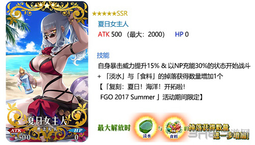 FGO夏日女主人礼装图片