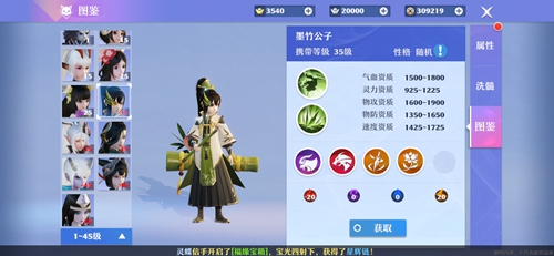 梦幻新诛仙墨竹公子图片