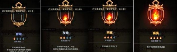 提灯与地下城亮度图