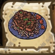 黑暗料理王黑椒掏心牛排图片