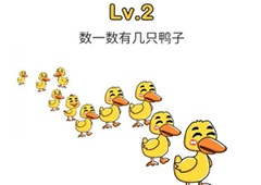 脑洞大师第2关怎么过 数一数有几只鸭子关卡攻略