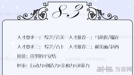 恋与制作人精英关卡8-3图片
