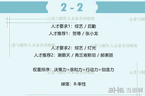 恋与制作人白起拍摄副本2-2图片