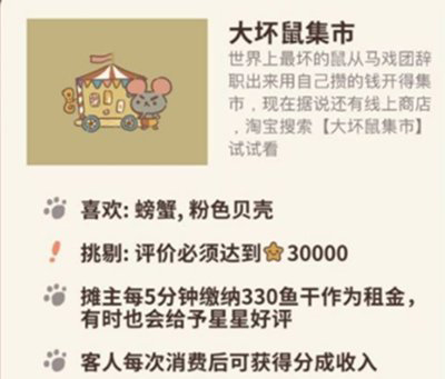 动物餐厅大坏鼠集市图片