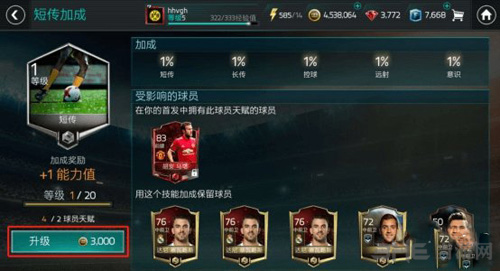 FIFA足球世界球员天赋图片6