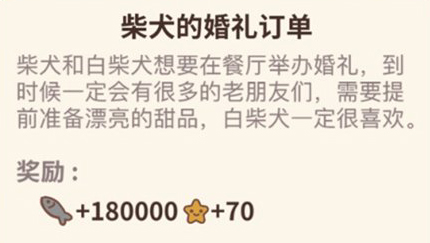 动物餐厅柴犬的婚礼订单