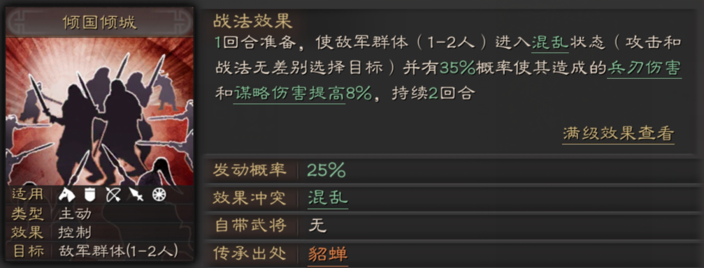 三国志战略版战法效果