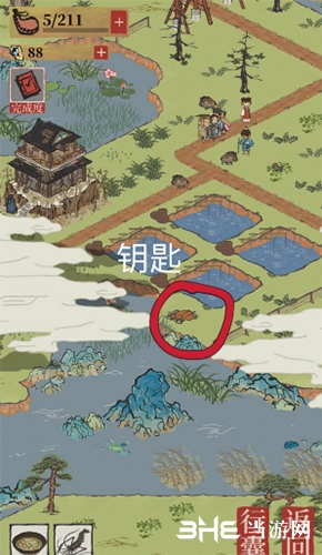 江南百景图应天城郊钥匙二号位置