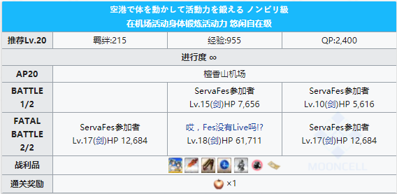 FGO泳装三期檀香山机场配置1