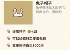 动物餐厅兔子帽子怎么解锁 帽子获取方法攻略