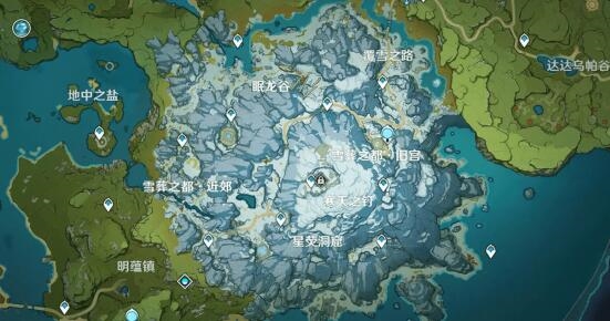 原神霜噬碎屑获取地点图